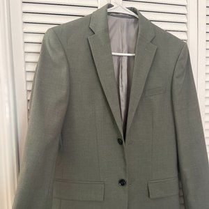 H&M Olive Green Slim Fit Sport Coat/Blazer - S